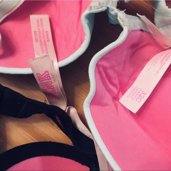 BUNDLE of 4 PINK t-shirt bras • 32C • 👙 - Picture 4 of 8